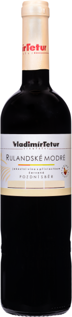 Rulandské modré pozdní sběr 2018
